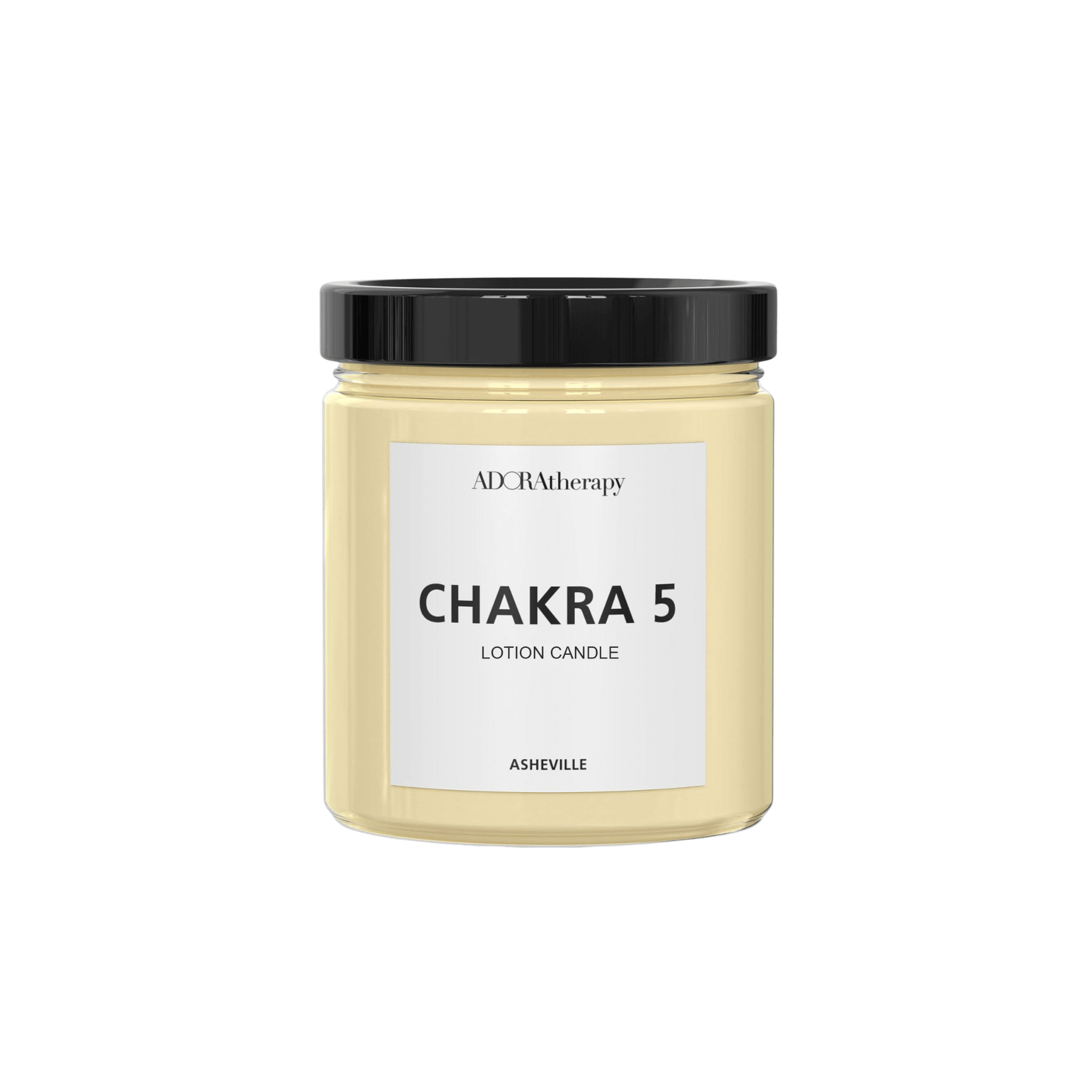 Chakra Healing Lotion Candle Number 5