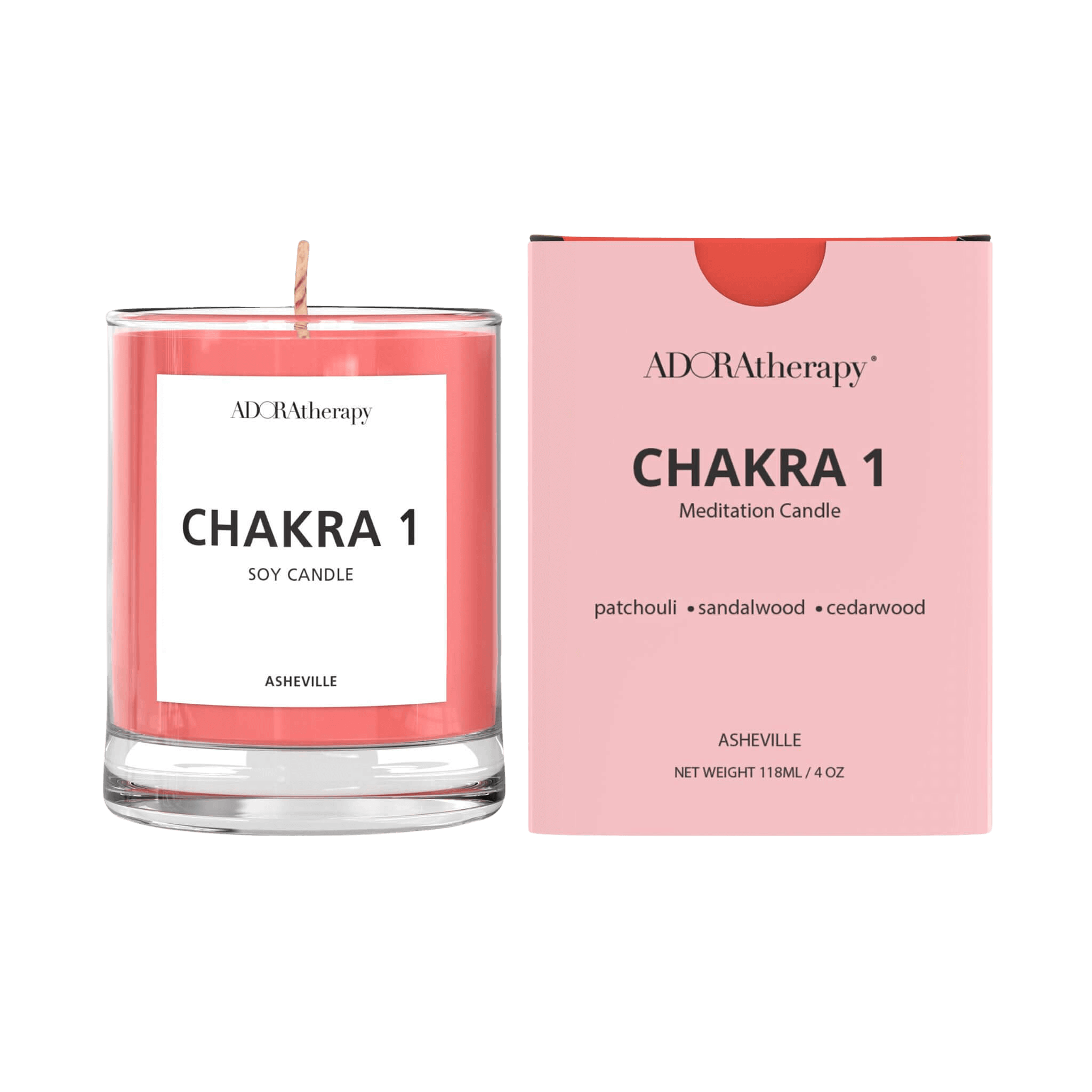 Root Chakra Meditation Candle