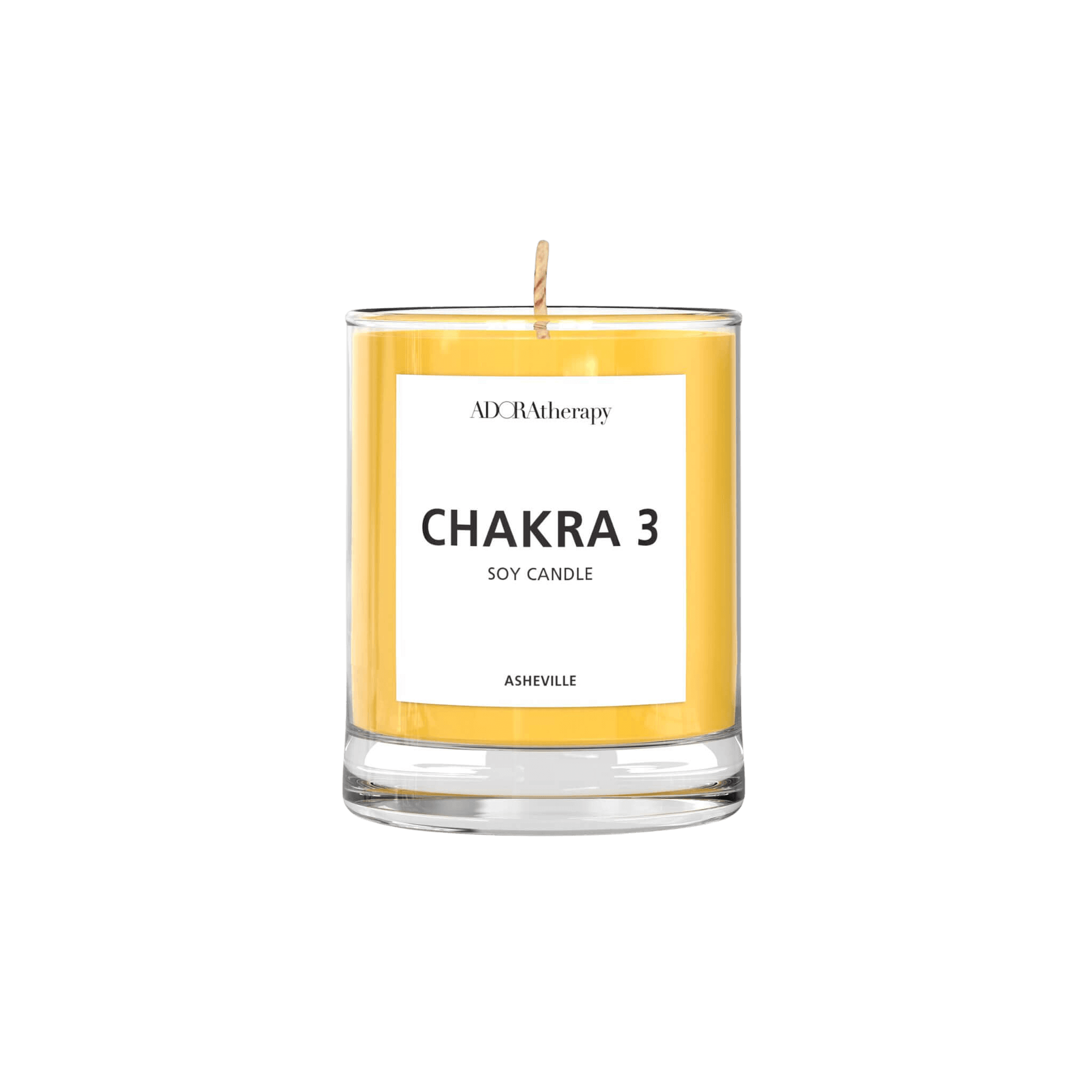Solar Plexus Chakra Meditation Candle