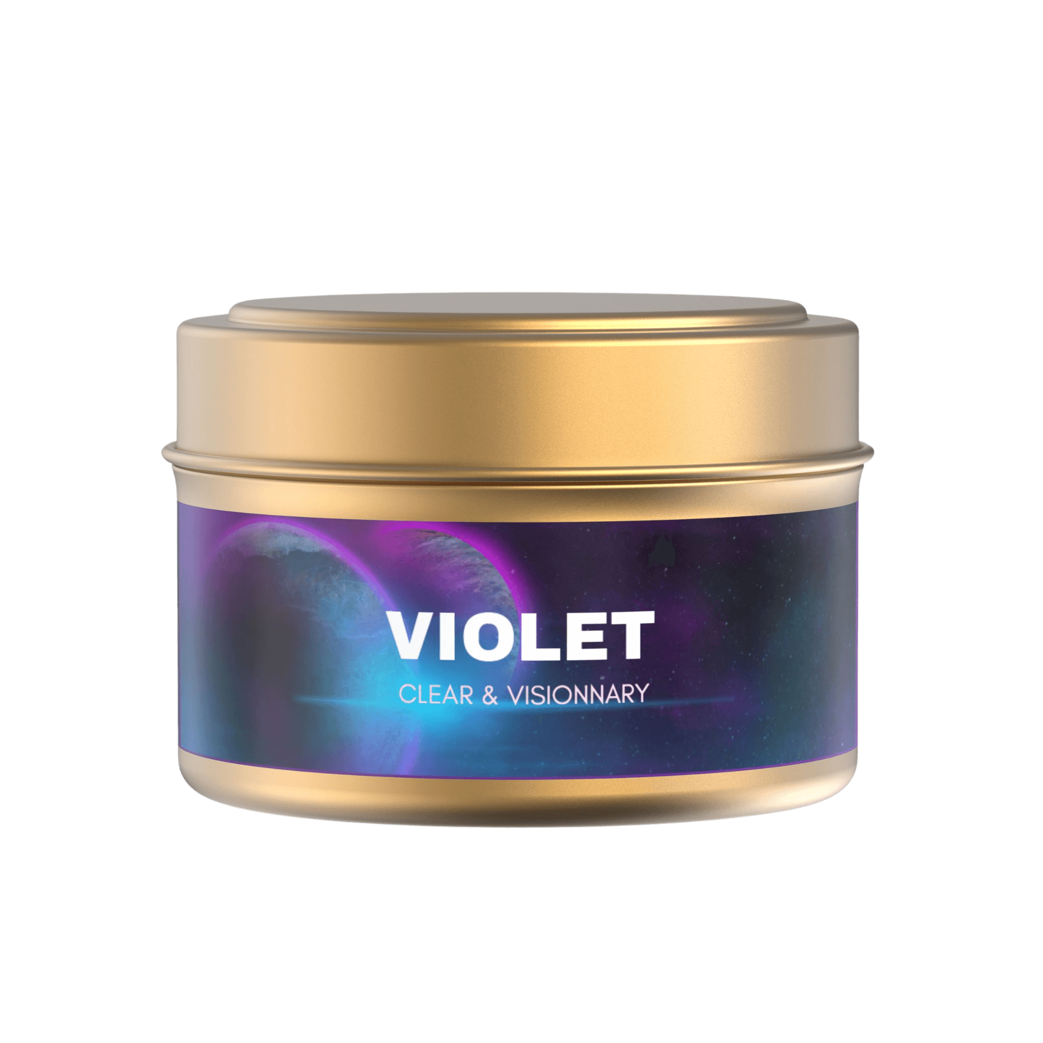 Violet Aura Candle