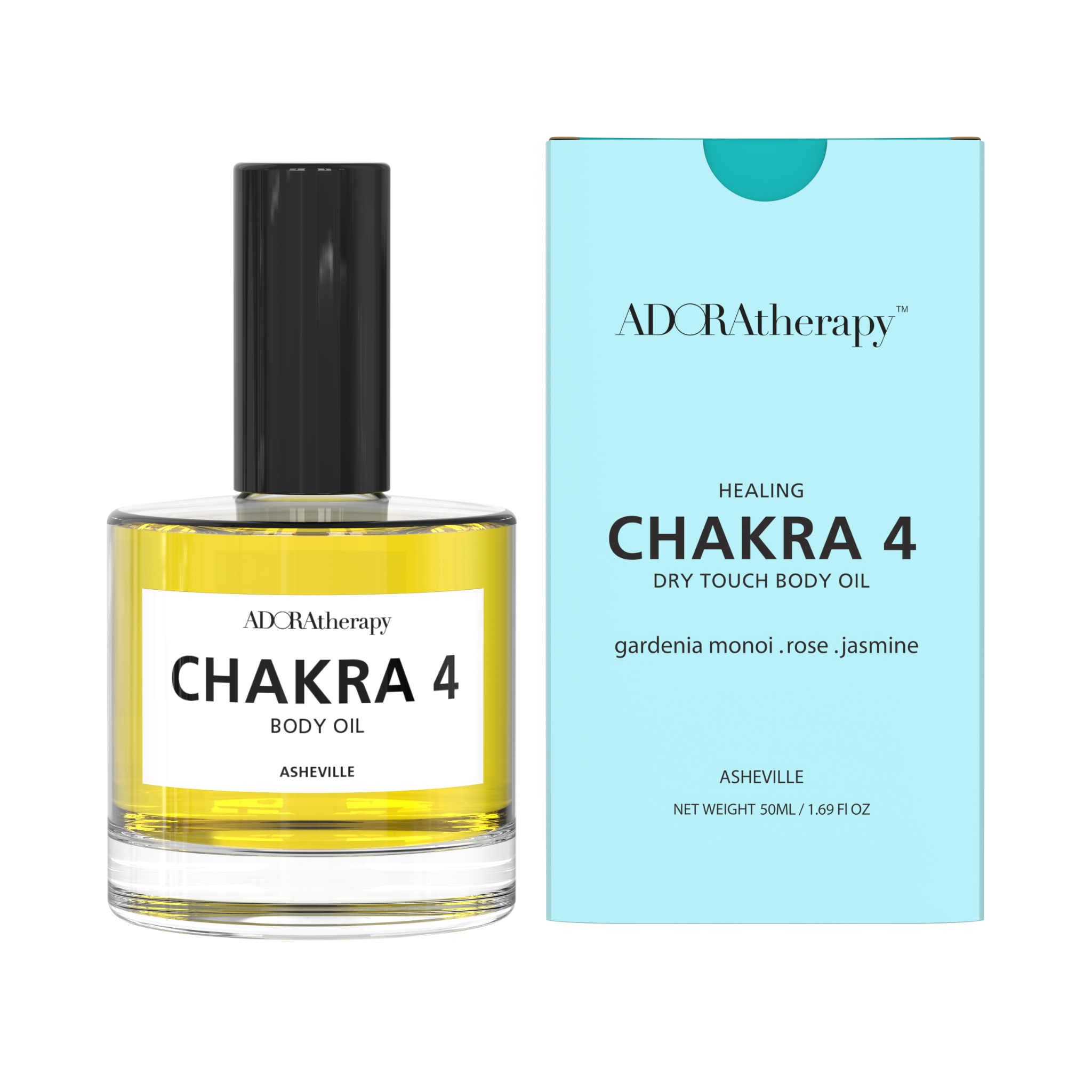 Chakra Dry Touch Healing Body Oil Number 4