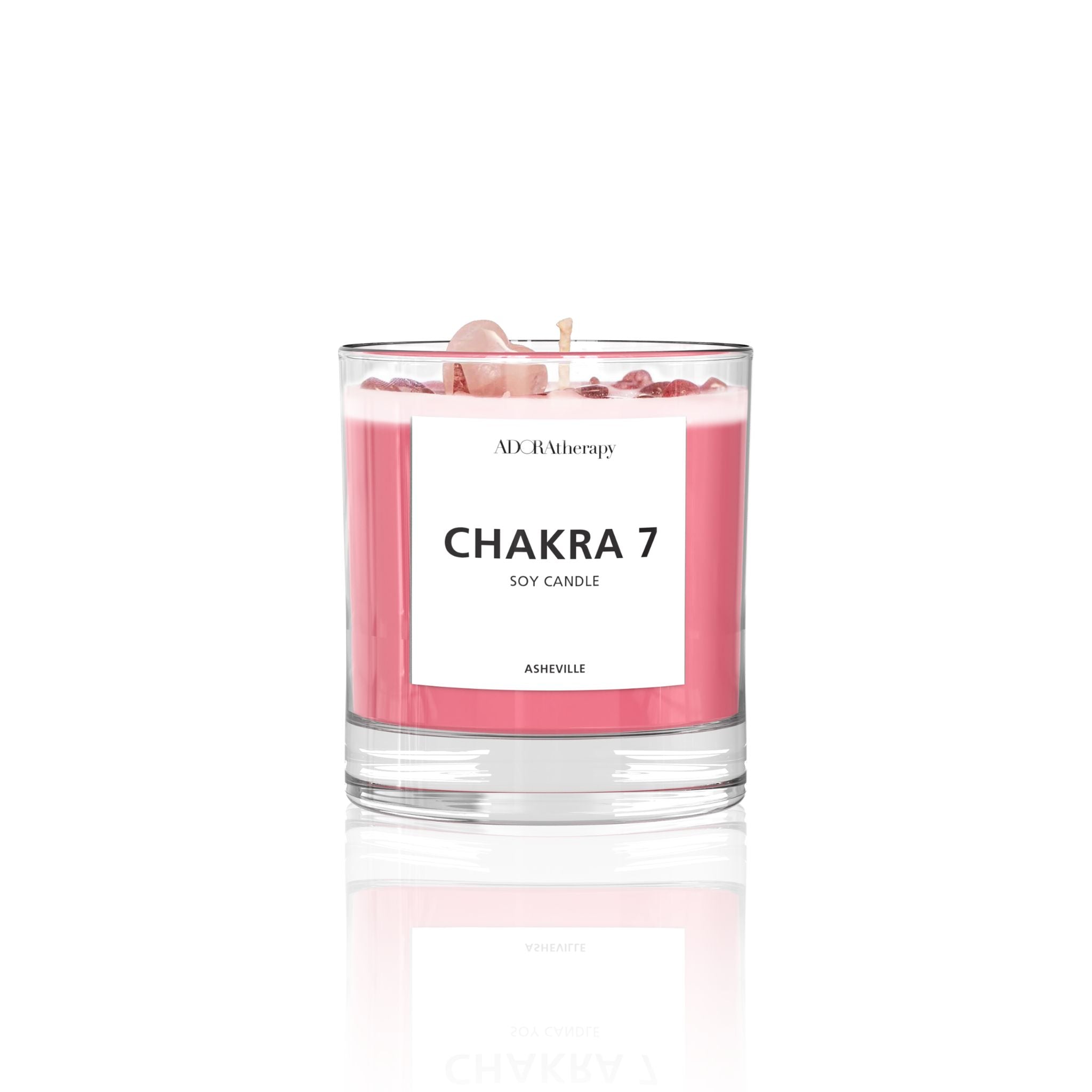 Chakra 7 soy candle