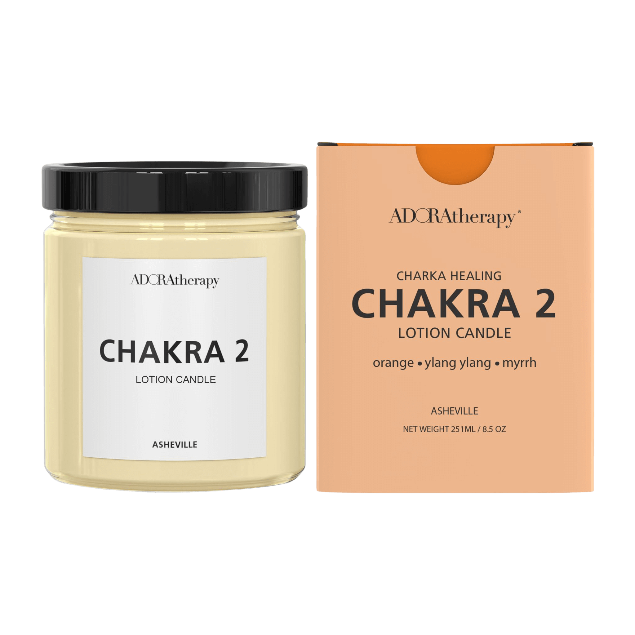 Chakra Healing Lotion Candle Number 2