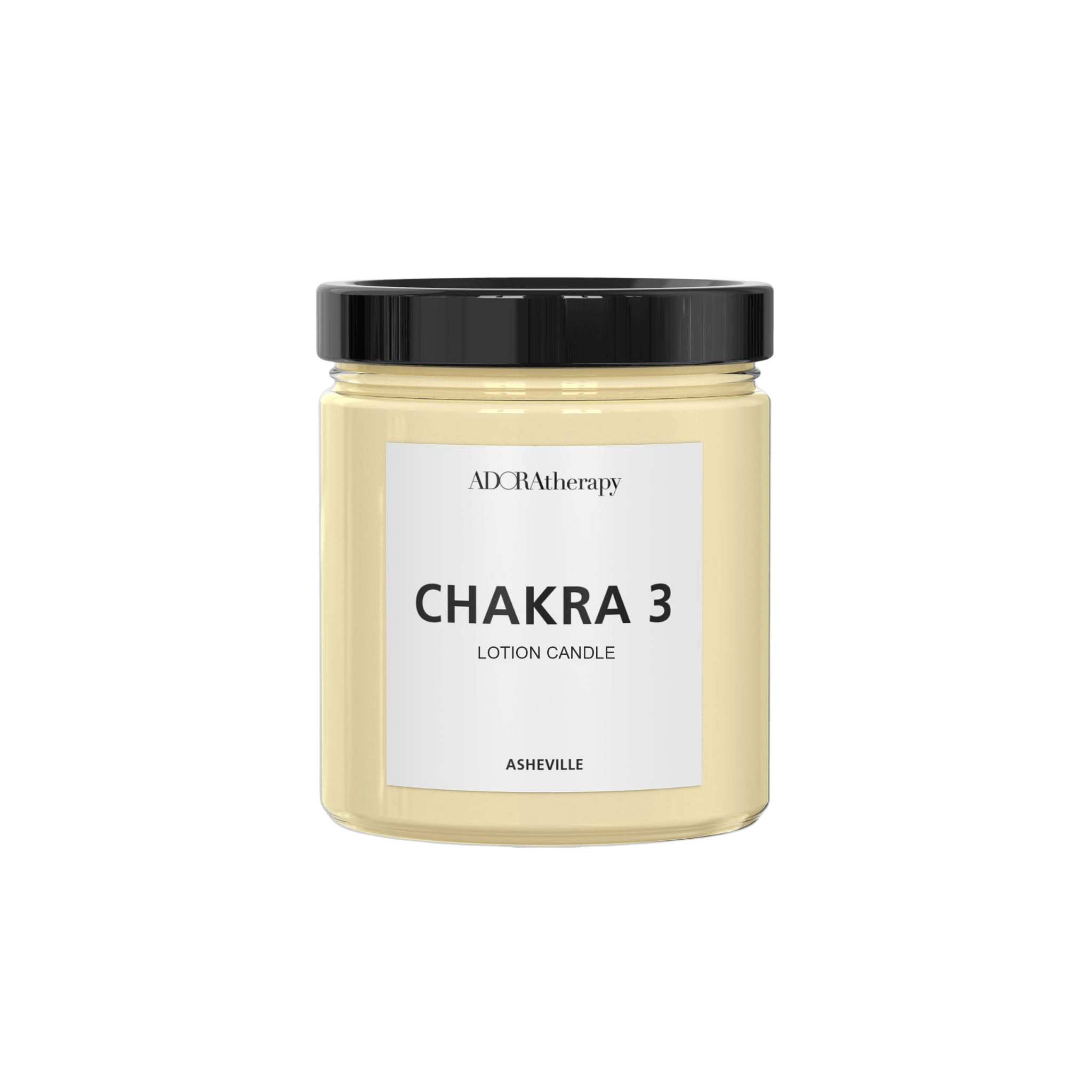 Chakra Healing Lotion Candle Number 3