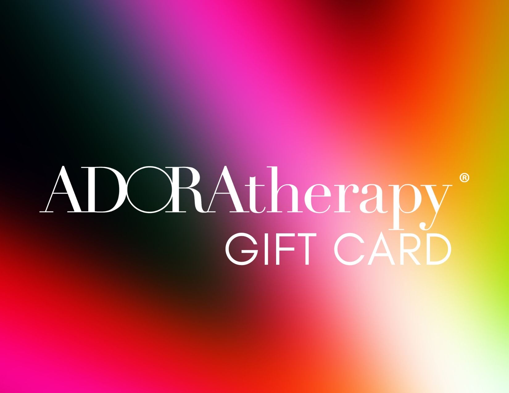 Bright Blur Aesthetic Gift Card Voucher