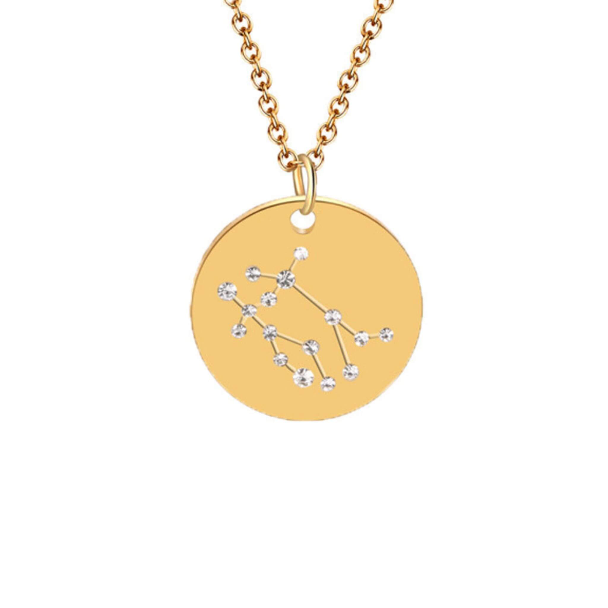 Gemini constellation necklace 
