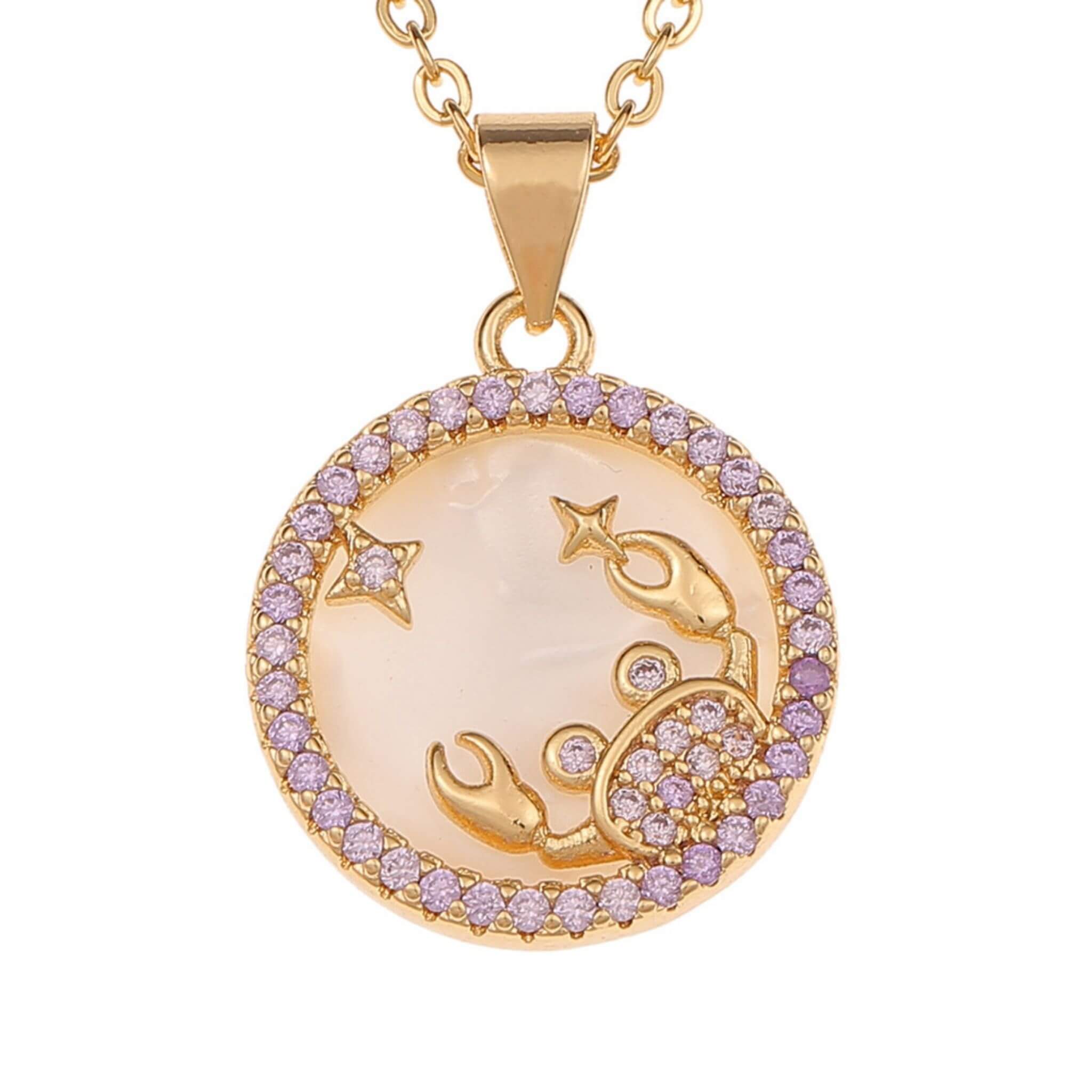 Cancer Zodiac Necklace