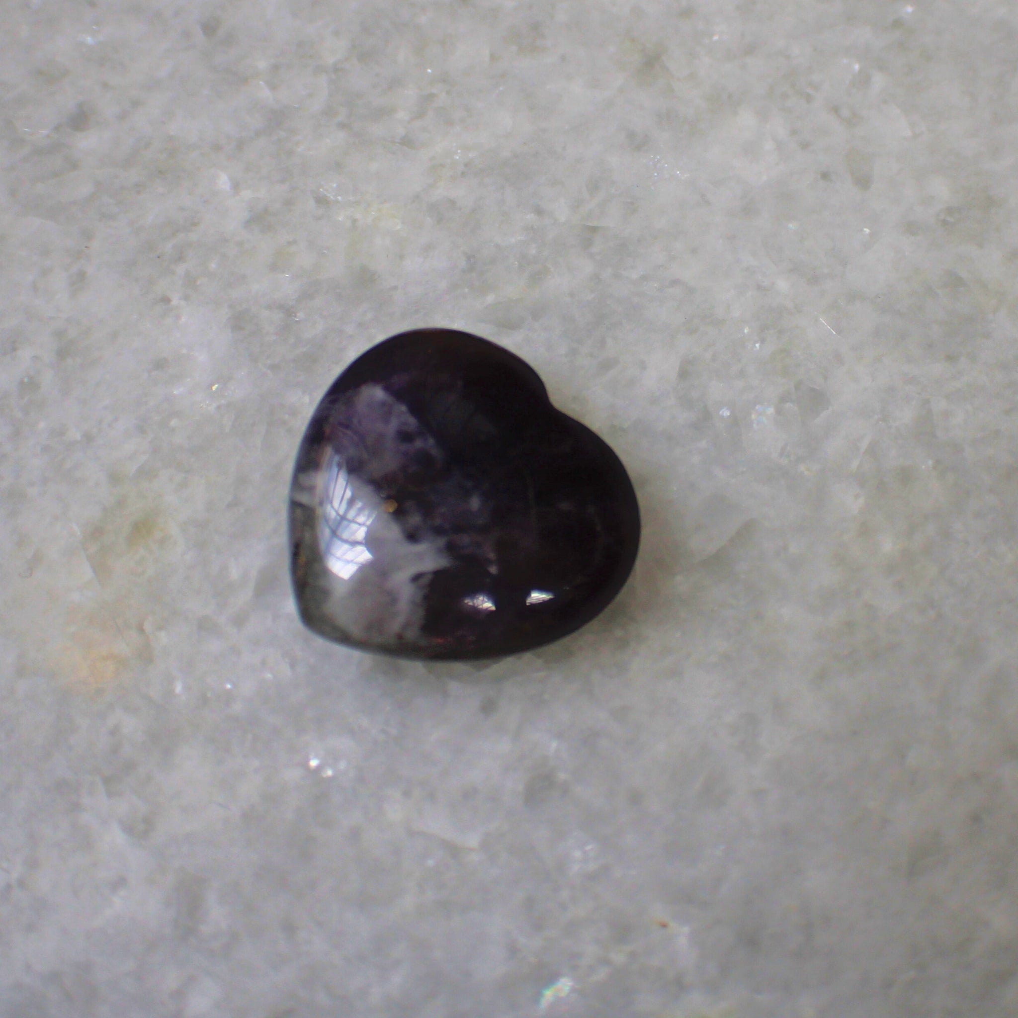 Amethyst Crystal Heart