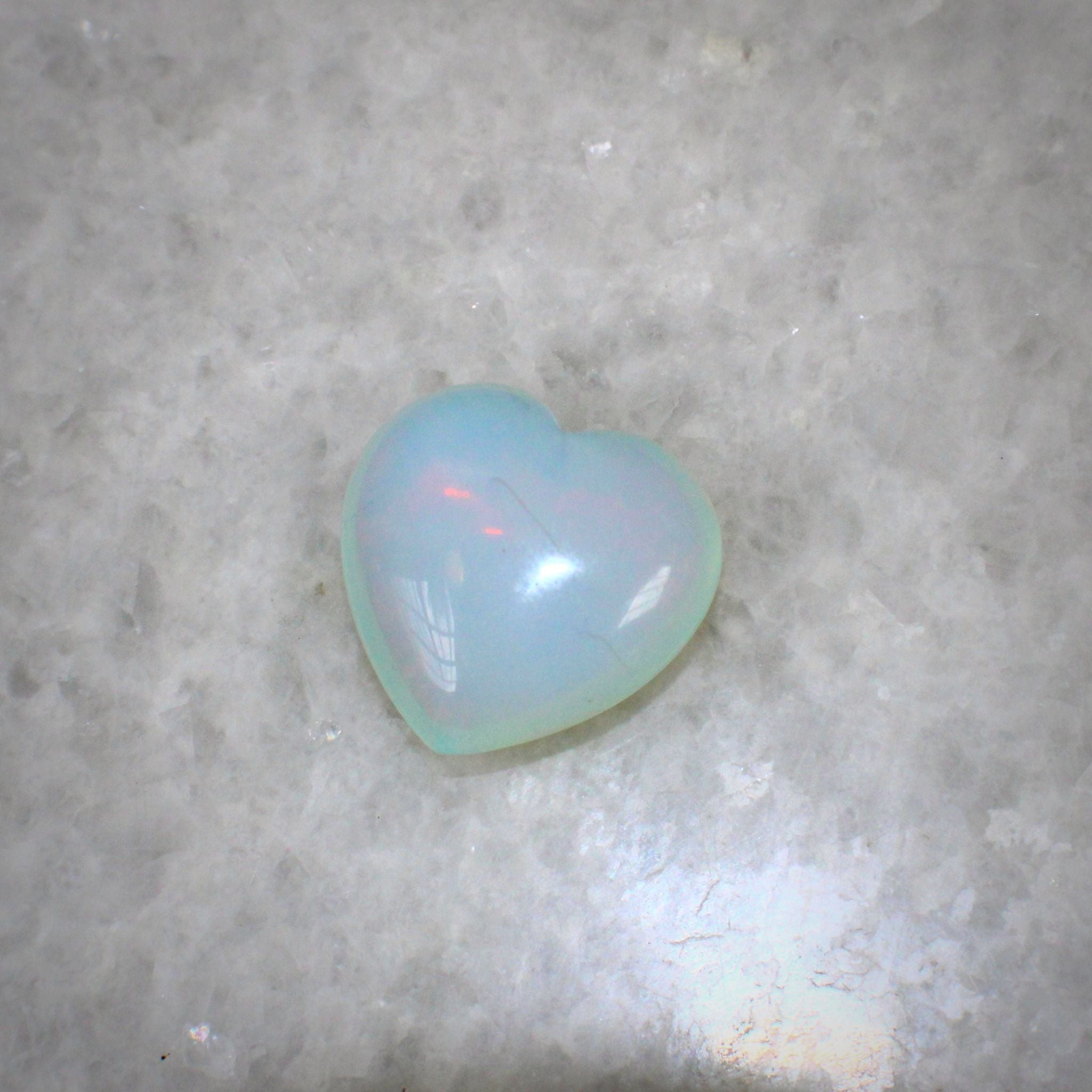 Moonstone Heart Crystal