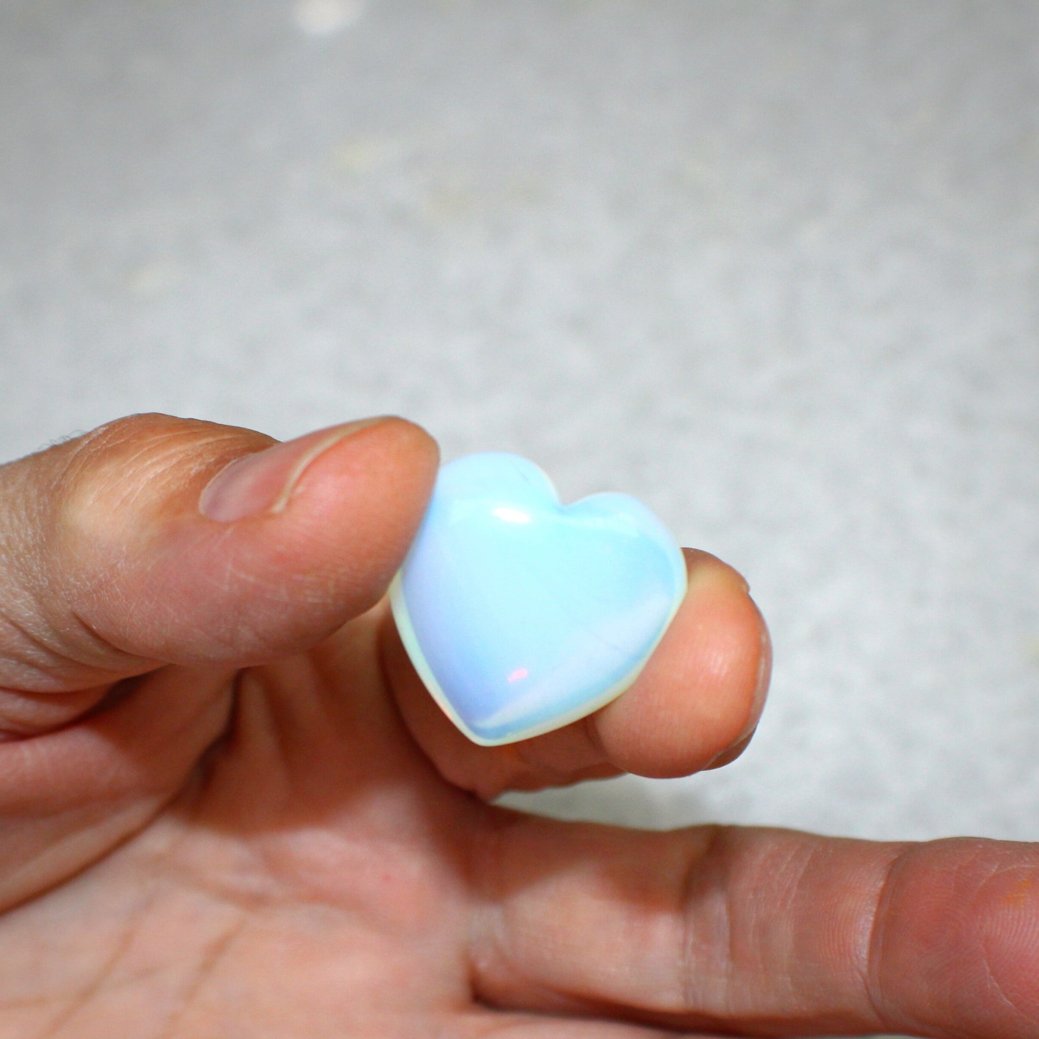 Moonstone Heart Crystal