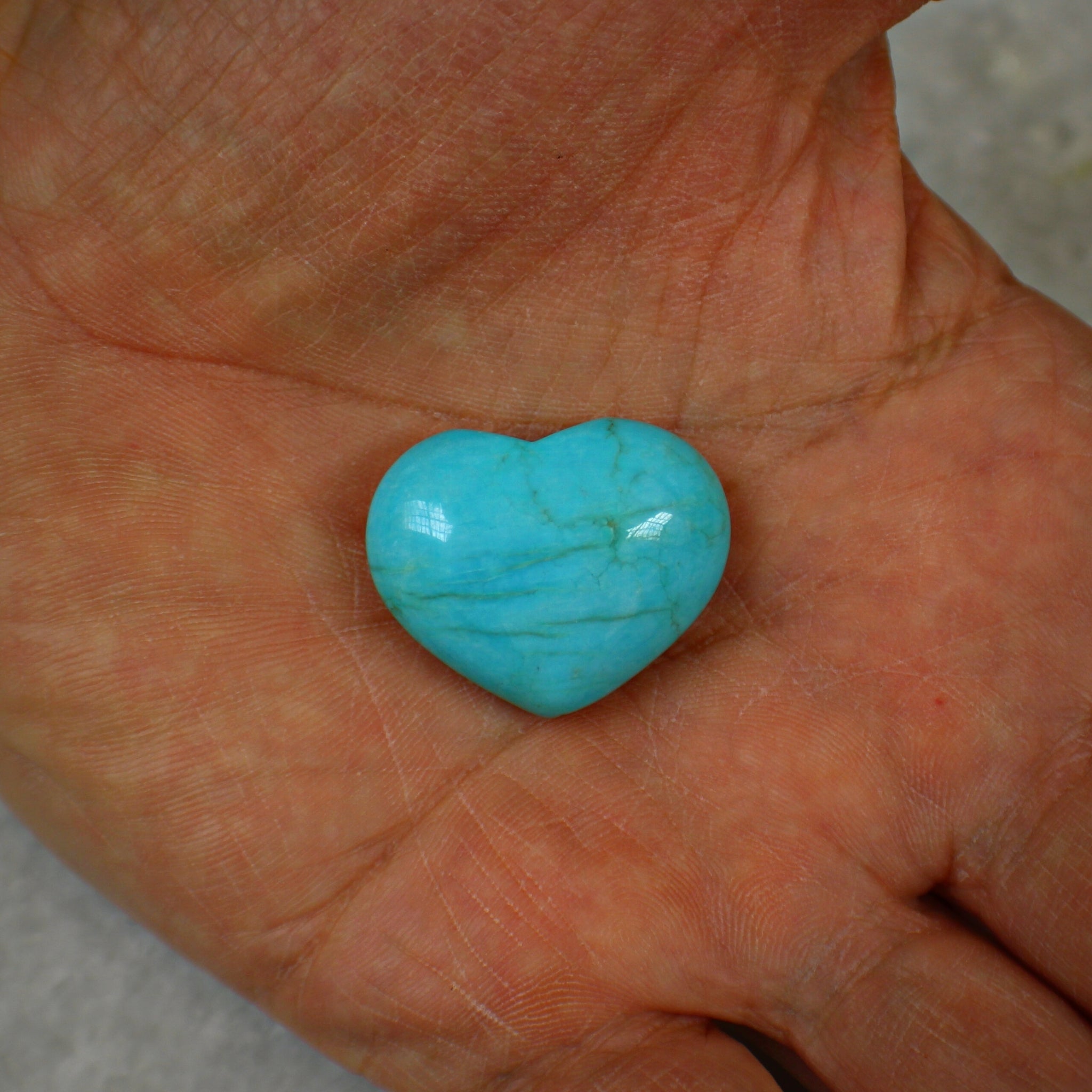 Turquoise Heart Crystal