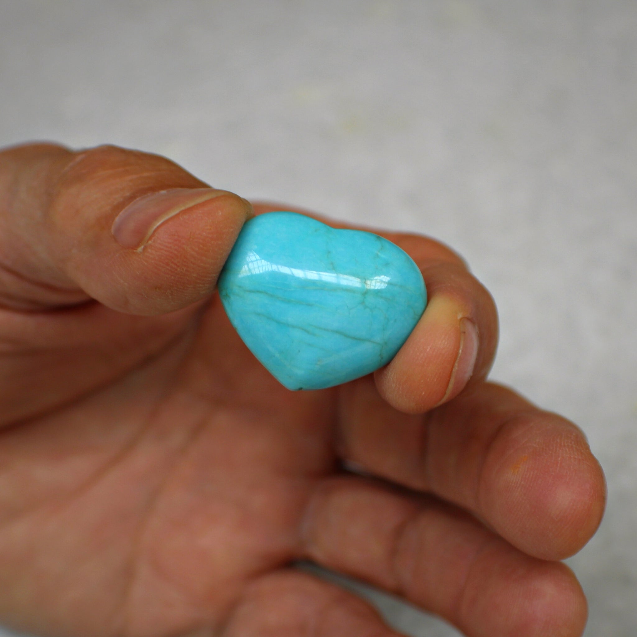 Turquoise Heart Crystal